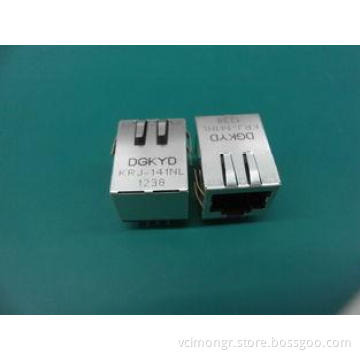 Crimp Fiber Optic Magnetic Shielded RJ45 Connectors Length